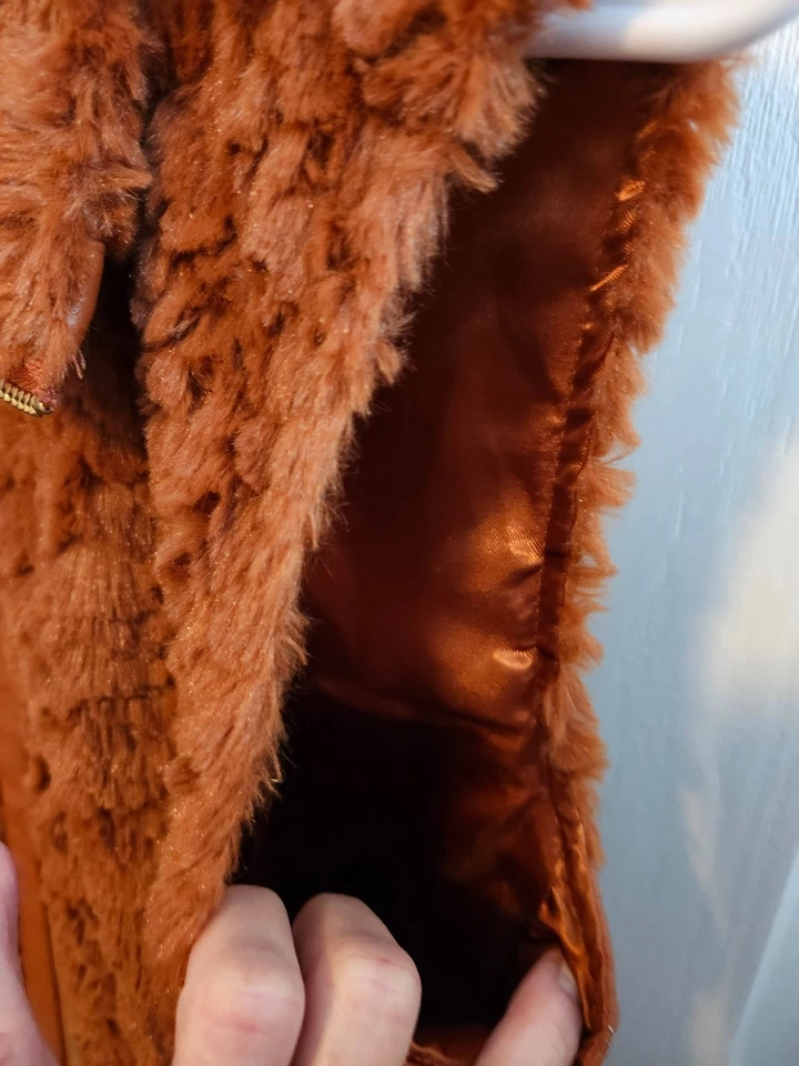 MARC NEW YORK/ANDREW MARC, CHALECO, PIEL SINTÉTICA MARRÓN ÓXIDO MUJER TALLA. M Foto 3 de 4