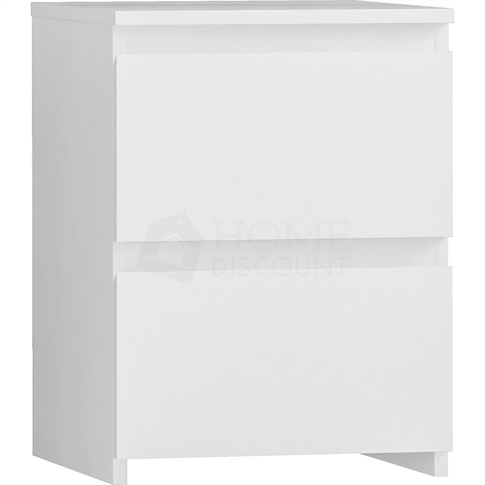 Modern White Chest of Drawers Bedroom Furniture Storage Bedside 2 to 8 Drawers