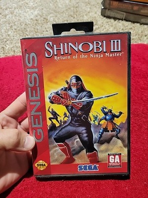NOS Factory Sealed Shinobi III 3: Return of the Ninja Master Sega Genesis RARE 
