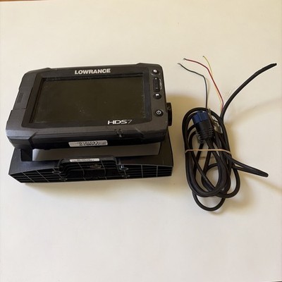 Lowrance HDS 7 Gen2 Touch Head Unit With Cord And Gimble Mount READ