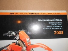 manuale officina motore KTM 250EXC 450/525 SX EXC
