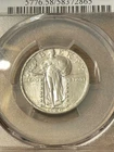 PCGS AU58 1929 S STANDING LIBERTY QUARTER BLAST WHITE EVERYMAN