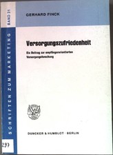 Versorgungszufriedenheit : ein Beitrag zur em...