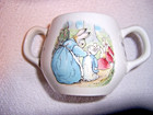 Vintage Wedgwood Peter Rabbit Beatrix Potter Nursery Baby Cup Two Handled Mug — photo 1