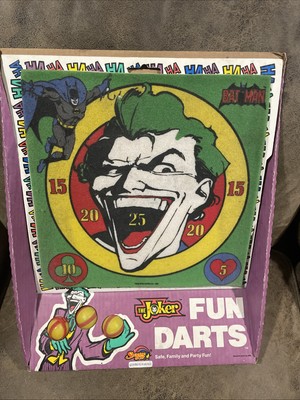 Vintage 1989 The Joker Fun Darts Game Spectra Star DC Comics 4501 Rare