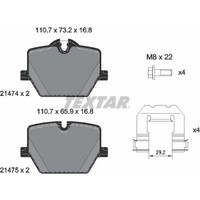Textar 2147401 Bremsbelagsatz FüR Bmw Toyota Alpina 3 4 2 Z4 I4 Supra XD3 G20
