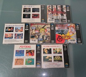 7 RARE NEO GEO CD GAMES INCLUDING Metal Slug 1 + 2 English, World Heroes Perfect
