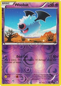 Woobat 64/113 Reverse Holo Legendary Treasures Pokemon Card - NM
