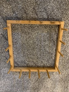 Warping Board 18” X 19” X 5” Wooden Excellent!