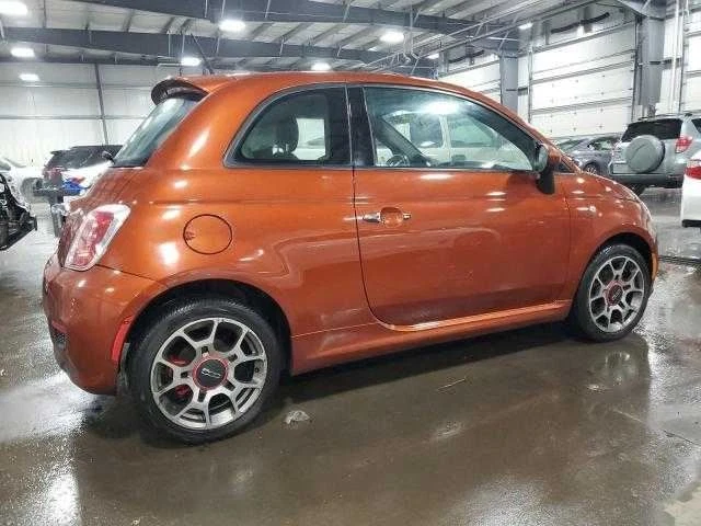 Left Brake Caliper 2 Door Rear Back Painted Red Fits 12-17 FIAT 500 - Image 4 of 4