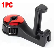 2 in 1 Car Vehicle Back Seat Headrest Hook Mobile Phone Holder Portable Seat Bac