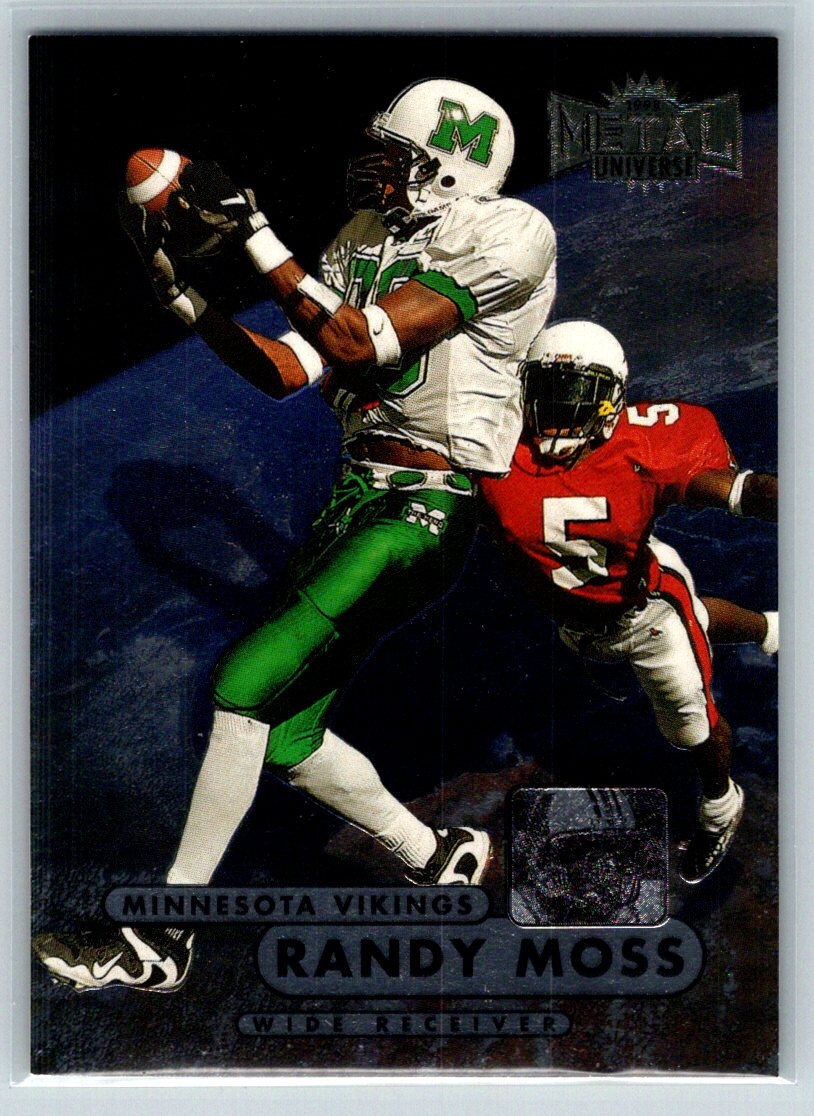 1998 Metal Universe Randy Moss #190 Rookie RC HOF Vikings TC5744