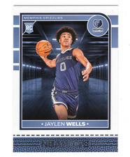 2024-25 Panini NBA Hoops Rated Rookie #269 Jaylen Wells, Memphis Grizzlies
