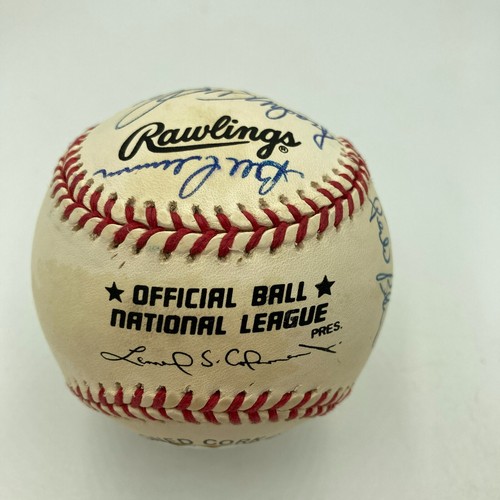 Beautiful 1976 Cincinnati Reds World Series Champs Team Signed Baseball JSA COA - Picture 7 of 9