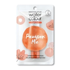 [MENTHOLATUM] Water Colour SUGAR CORAL Moisturizing Tinted Lip Balm 3g NEW