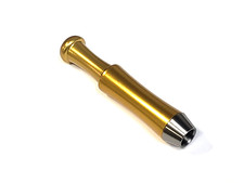 METAL TOBACCO SMOKING PIPE MADE IN USA !!!GOLD & STAINLESS STEEL BOWL USA