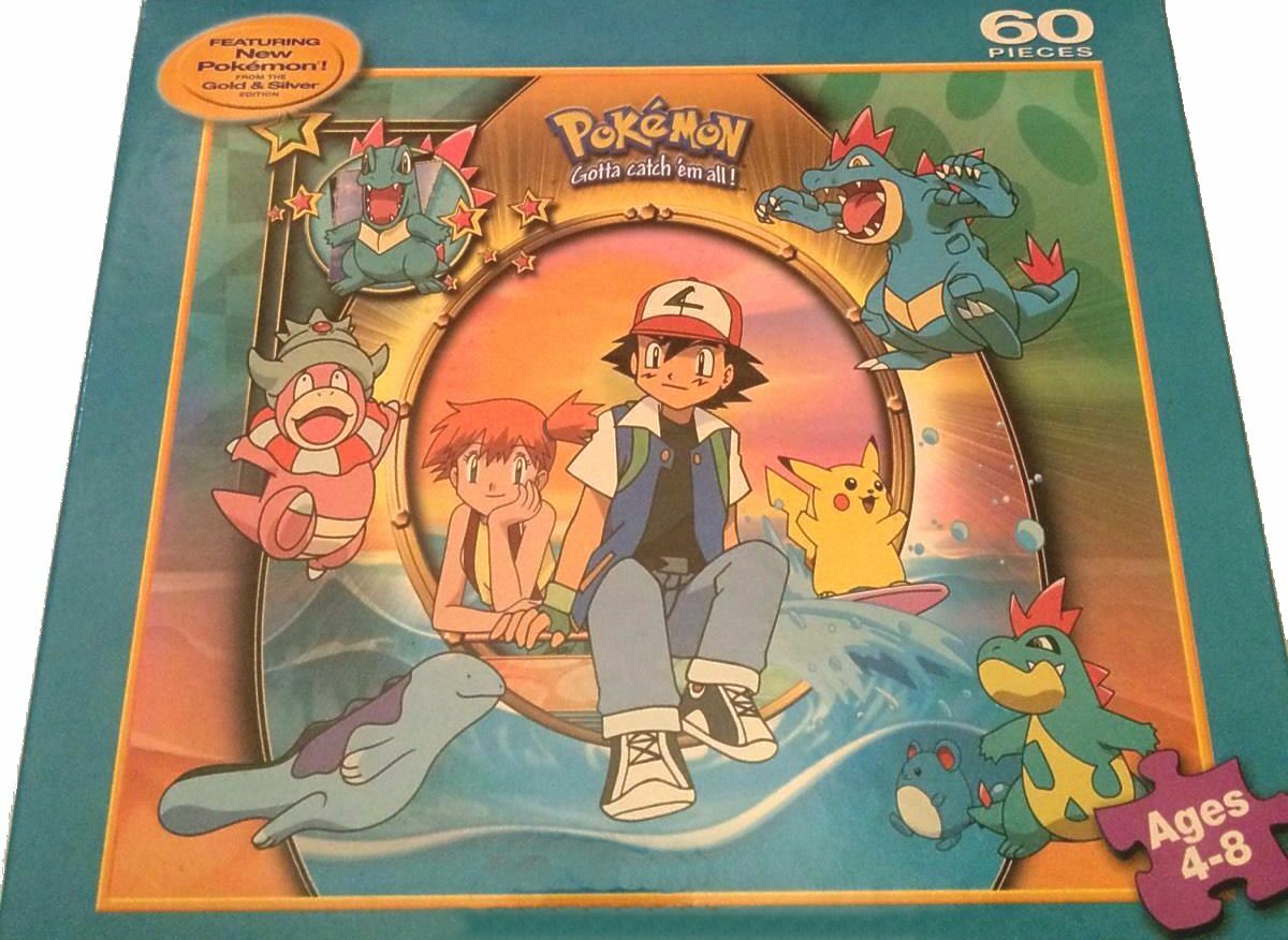 Pokemon Gold & Silver Puzzle 60 Pieces Ash & Misty Factory