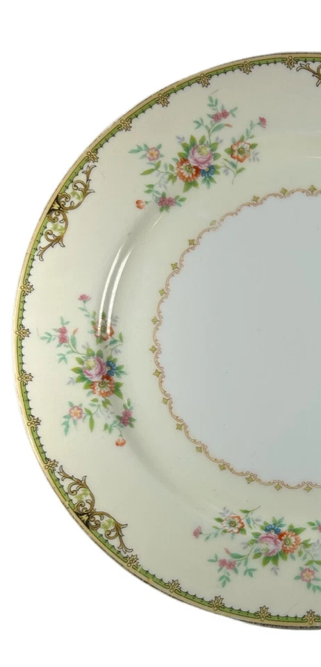 Plato de cena Noritake China N686 porcelana de hueso fino 10 1/4 pulgadas repuesto vintage Foto 3 de 4