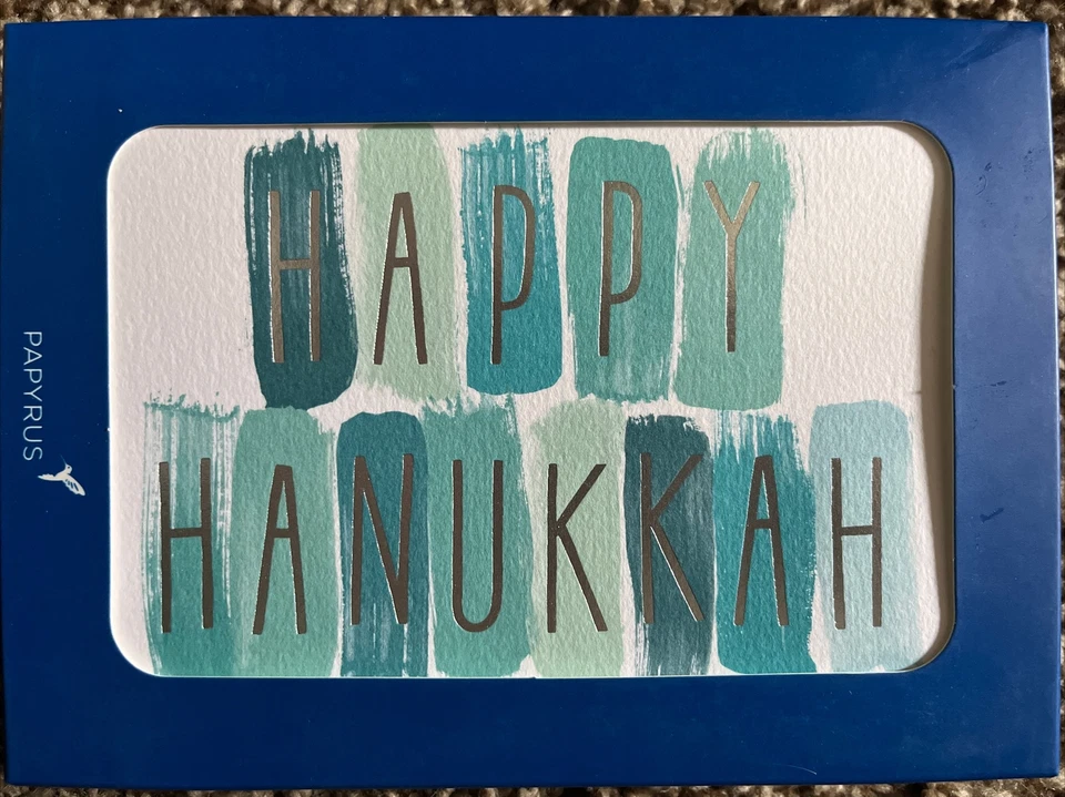 Papyrus Happy Hanukkah Jewish Holiday Greeting Cards 6 Packs of 14 - Image 3 of 4