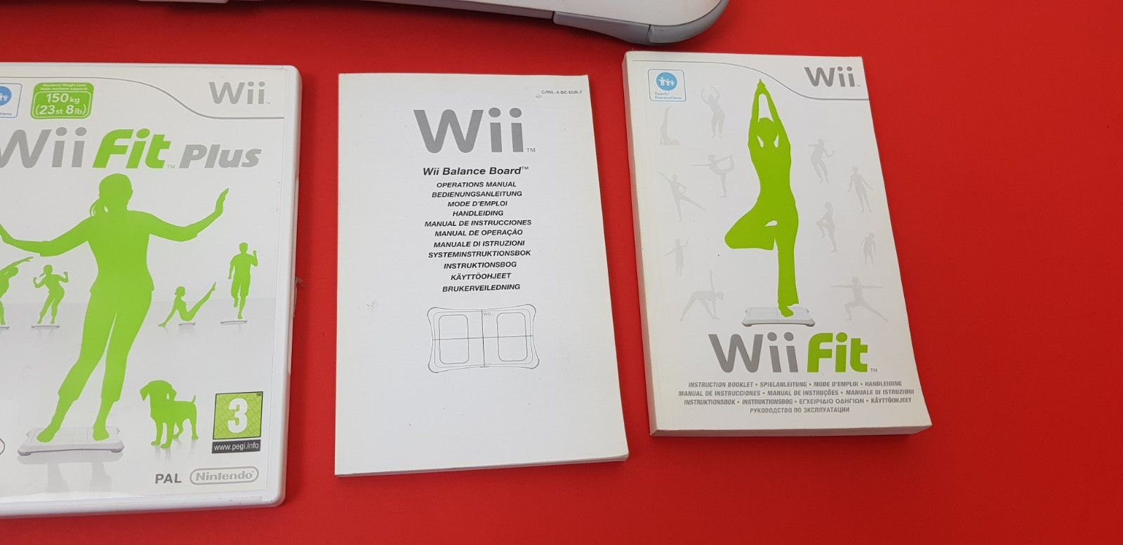 image Array - wii fit balance board white with wii fit u0026 wii fit plus  games ebay