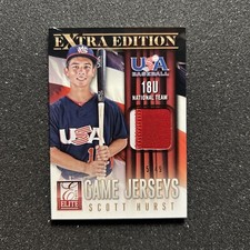 2013 Elite Extra Edition SCOTT HURST #8 USA Game JERSEYS 18U 15/49 - PATCH