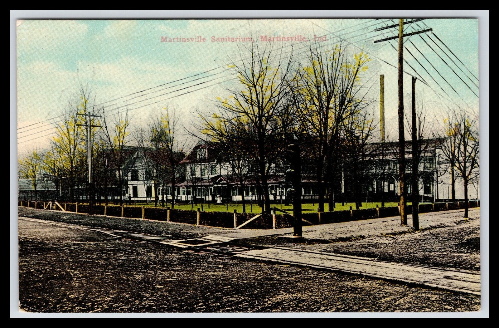 MARTINSVILLE SANITARIUM INDIANA, County, Indiana News ca. 1900's eBay