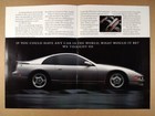 1992 Nissan 300ZX Turbo 240SX SE & NX2000 vintage print Ad