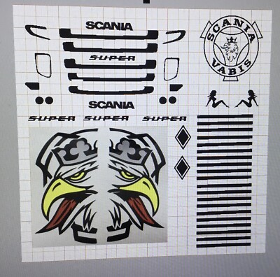 TAMIYA 1/14 RC Camion Scania R470/620 Parti K 1 E 4 EUR 3,50 - IT - Foto 7