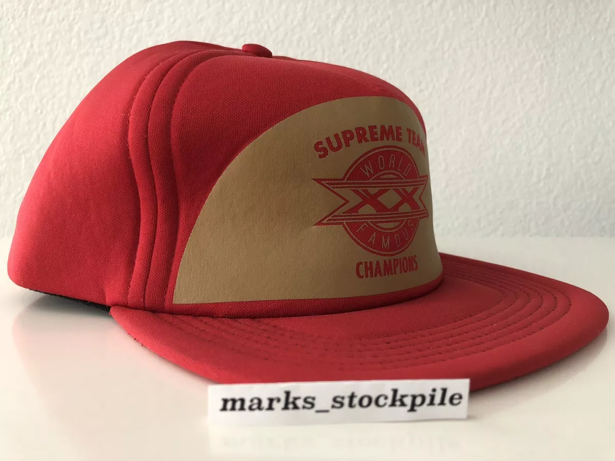 Supreme, Accessories, Supreme Starter Xodus Red 5panel Hat Cap Rare Made  In Usa