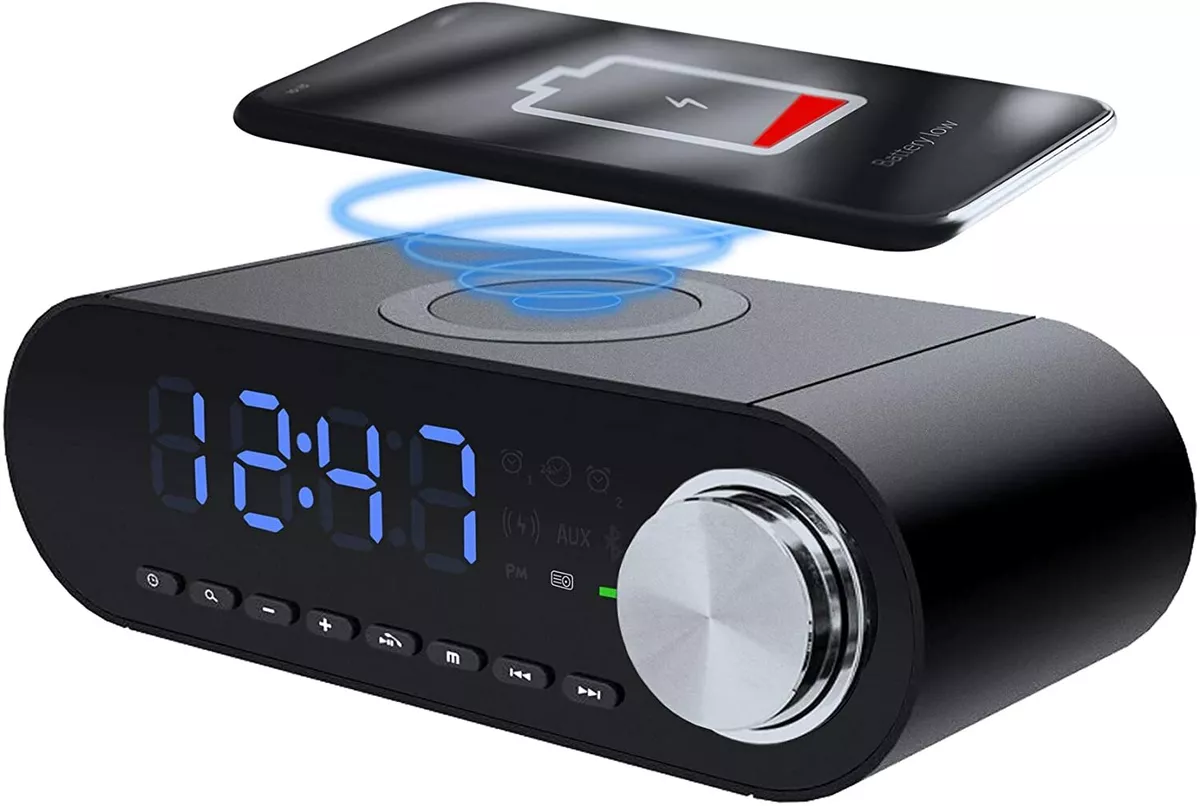 RBWS 20015 Bluetooth Speaker with FM Radio Alarm Clock 10W