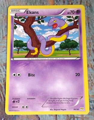 Ekans Basic Pokémon Trainer Kit 2014 - Sylveon & Noivern 16/30