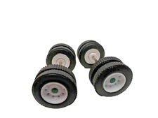 2 DCP / FIRST GEAR 1/64 SCALE  KENWORTH, PETERBILT, WHITE WHEELS & TIRES