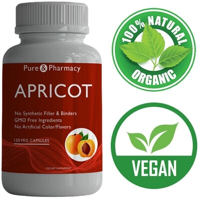 Pure & Pharmacy Vitamin B17 Dietary Supplement 120 Capsules 2 Month