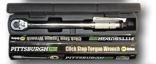 3/8" Torque Wrench Snap Socket Professional Drive Click Type Ratcheting