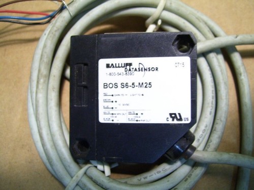 NUEVO SENSOR FOTOELÉCTRICO DIFUSO BALLUFF BOS S6-5-M25 RANGO 250MM P2078 - Imagen 1 de 2