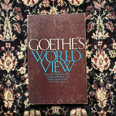 #ad Goethe#x27;s World View Vintage PB 1963 English Translation amp; German Original $25.00
