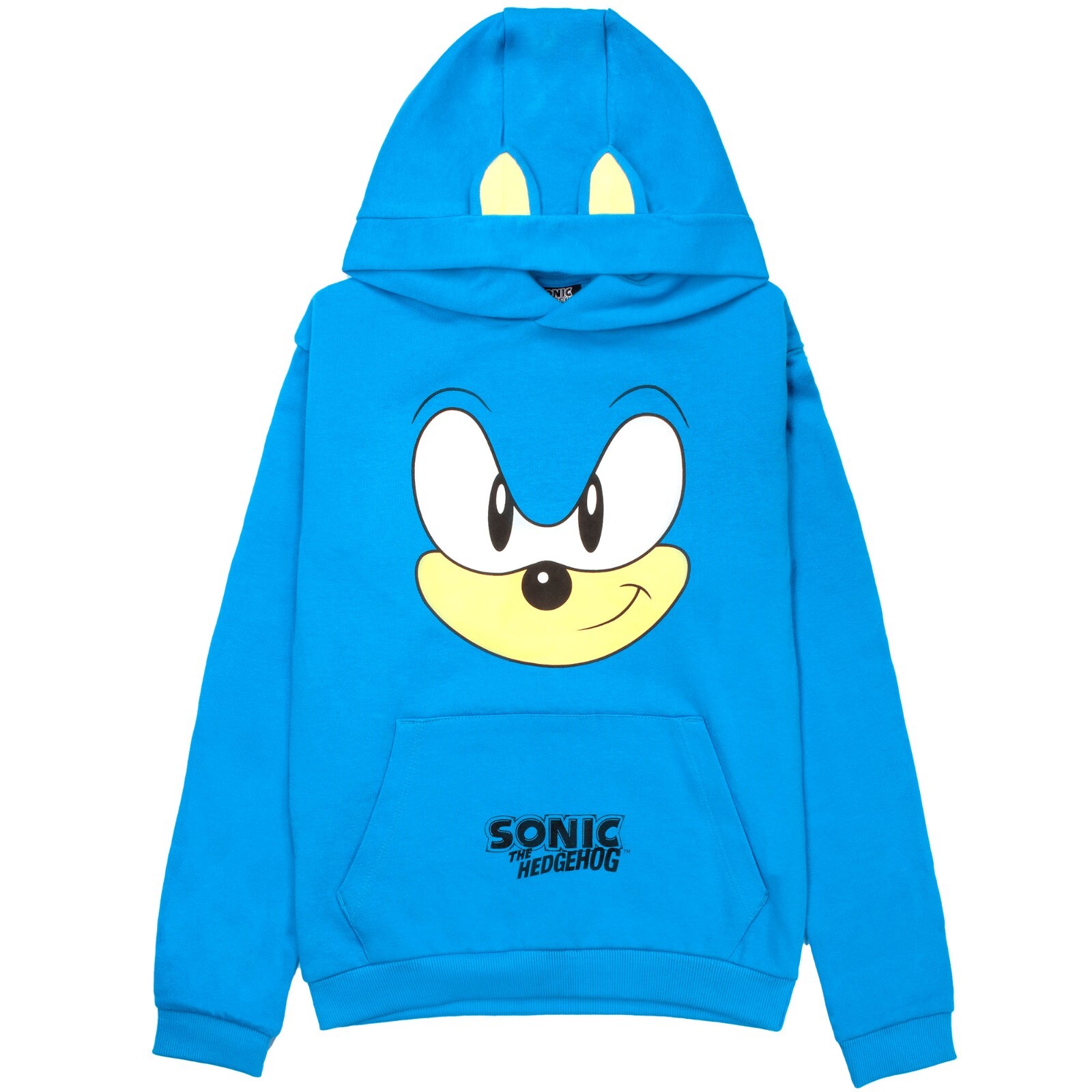 Sudadera con capucha SONIC THE HEDGEHOG para niños - Sudadera con capucha 100 % algodón - Pullover azul