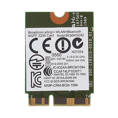 BCM943228z BCM943228 Wireless 802.11 B/g/N WiFi card 300 Mbps 2.4 GHz/5 GHz  