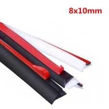 Car Sealing Strip Bumper Lip Edge Rubber Weatherstrip Molding Trim Weatherproof