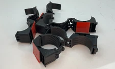 5 PACK HellermannTyton 156-02725 Inline Ratchet Clamp Adhesive Mount 1-3/8" - 2"