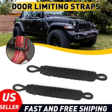 For Wrangler JK/YJ/TJ Jeep 2PCS Car Door Limiting Belt Set Straps Accessories US