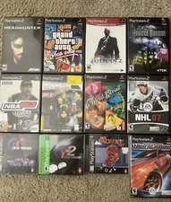 PlayStation 1 and 2 game bundle 
