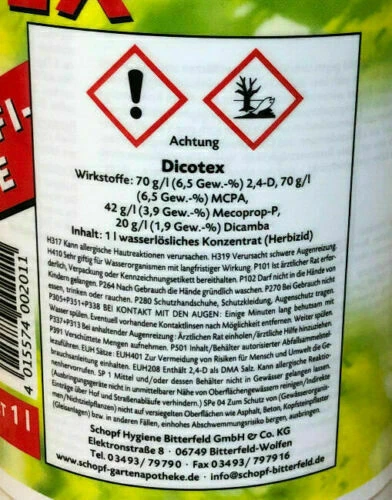 Dr. Stähler 2 x 1L Dicotex Unkrautvernichter Profiline Rasen Unkraut Ex Frei - Bild 3 von 3