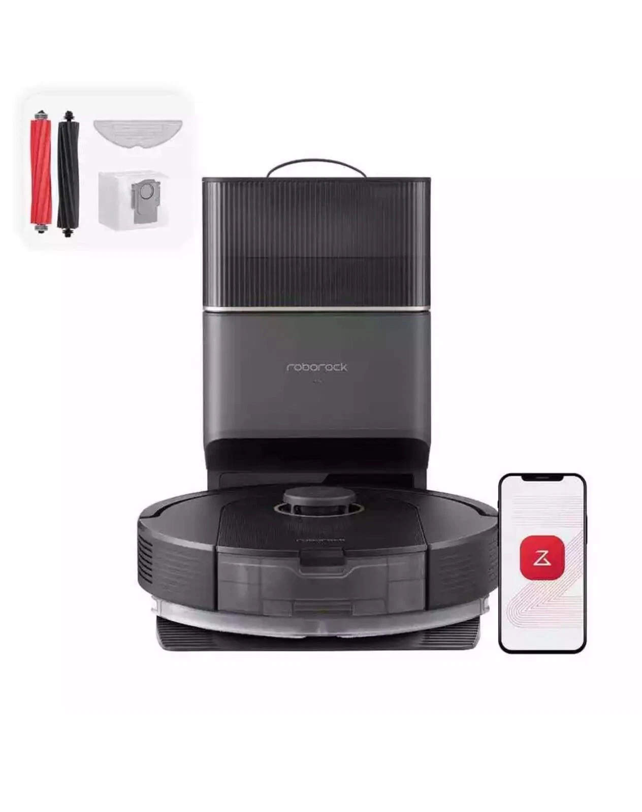 Roborock Q5 Pro+ Robot Vacuum and Mop, Self-Emptying
