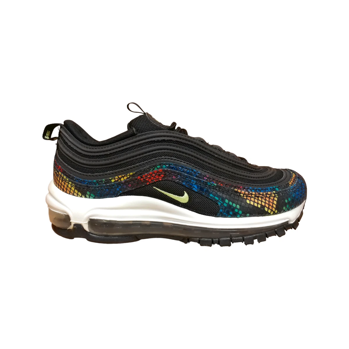 Nike Air Max 97 SE Rainbow Snake Women's Athletic Shoe - US Size 7 [CW559  002]