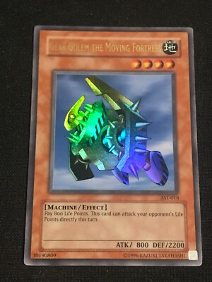 Gear Golem the Moving Fortress AST-018 Original Print Ultra Rare Yugioh Karte