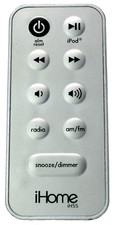 iHome IH55 iPod Dock Station Replacement Remote Control Only OEM with Battery 