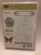STAMPIN' UP CREATIVE ELEMENTS Shelli's Signature Butterfly Label Flower filagree