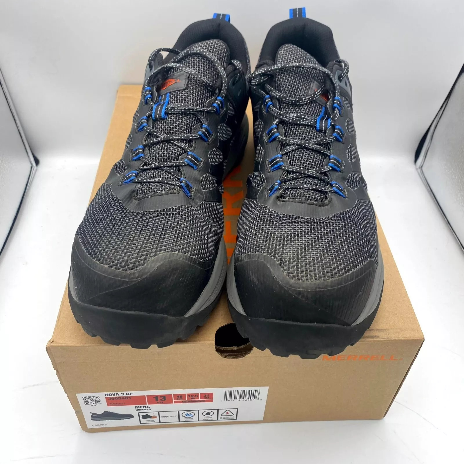 merrell nova 3 carbon fiber work sneakers shoes
