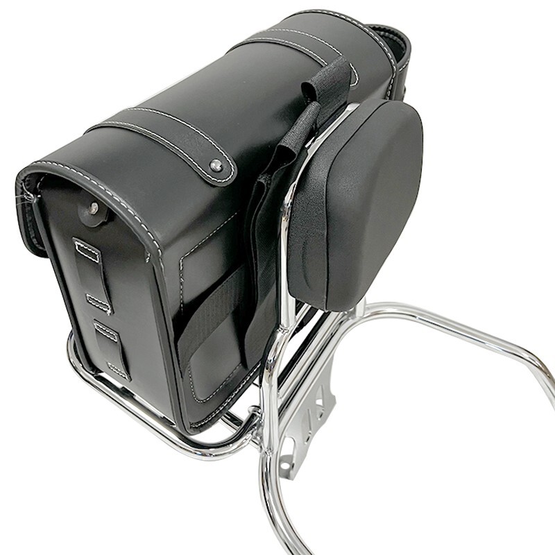 For Vespa GTS300 GTV300 Scooter Top Box Rear Luggage Storage Bag Genuine Leather